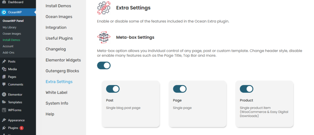 OceanWP Full Set Lifetime Original License
