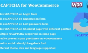 reCAPTCHA for WooCommerce GPL