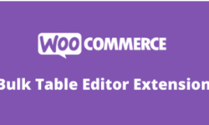 Woocommerce Bulk Table Editor Addon GPL