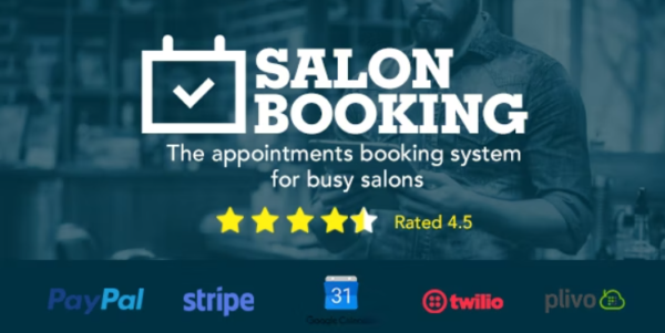 Salon Booking WordPress Plugin GPL v10.30.34 - Image 1