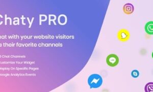 Chaty Pro GPL v3.6.1 – WhatsApp, Messenger, Telegram, Email, SMS, Maps, Chat & Call button