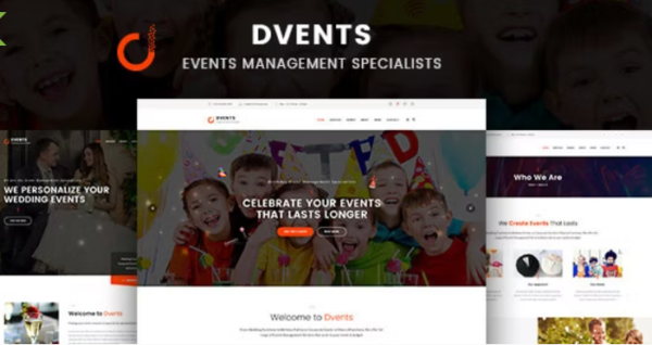 Dvents Theme GPL Dvents - Events Management Companies and Agencies WordPress Theme