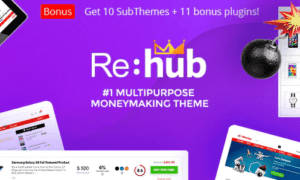 REHub Theme GPL v19.9.9.8 – Directory, Comparison, Affiliate, Multi Vendor, Community