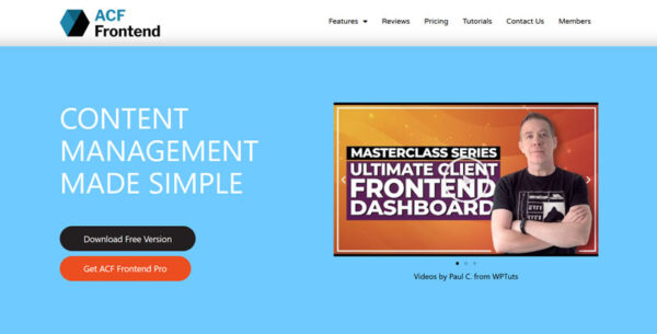 ACF Frontend Pro ACF Frontend Pro GPL v3.28.37 – Content Management Plugin - Image 1