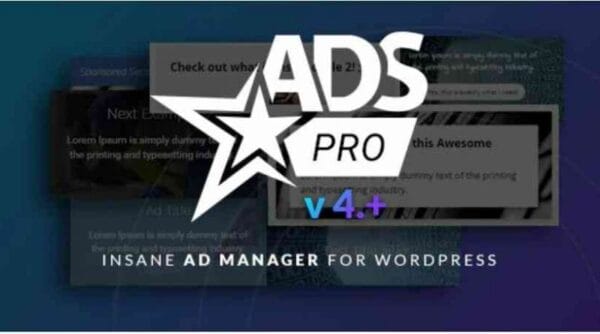 Ads Pro Plugin GPL Ads Pro Plugin GPL v5.1 – Multi-Purpose WordPress Advertising Manager - Image 1