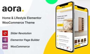 Aora Theme GPL v1.3.19 – Home Lifestyle Elementor WooCommerce Websites
