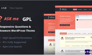 Ask Me Theme GPL v7.0.1 – Responsive Questions & Answers WordPress