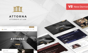 Attorna Theme GPL v3.0.4 – Law, Lawyer & Attorney Wp Websites