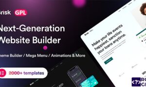 Brisk Theme GPL v6.3.4 - Multi-Purpose Elementor WordPress Websites