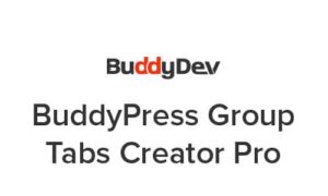 BuddyPress Group Tabs Creator Pro GPL v1.3.2