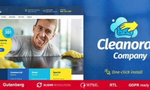 Cleanora Theme GPL v1.2.9 – Cleaning Services WordPress Theme