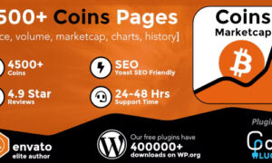 Coins MarketCap GPL v5.8.3 – WordPress Cryptocurrency Plugin