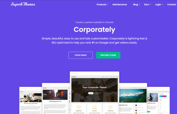 Corporately Theme GPL (2) Corporately Theme GPL v101.7 – Superb Themes - Image 1