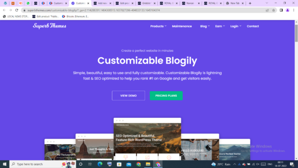 Customizable Blogily Theme GPL v118.5 – Superb Themes - Image 1