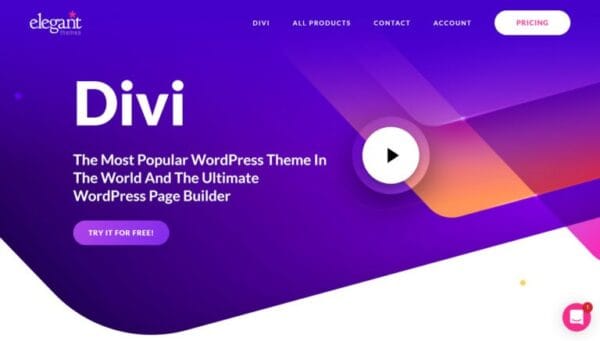 DIVI Elegant Themes Divi WordPress Theme v5.12.1 + 1 Year Activation | All-In-One WordPress Theme - Image 1
