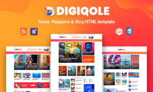 Digiqole Theme GPL v2.2.8 – News Magazine WordPress Websites
