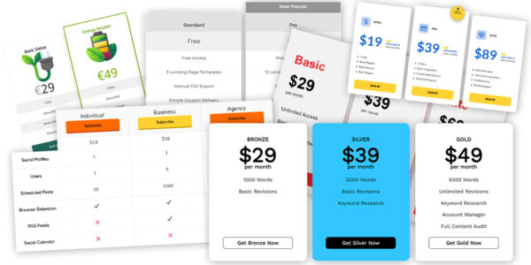 Easy Digital Downloads Pricing Tables v1.0 - Image 1