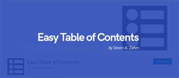 Easy Table of Contents for AMP GPL v1.0.8 - Image 1