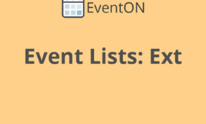 EventOn Events Lists Extended GPL v1.0.5