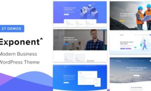 Exponent Theme GPL v1.3.1.1 – Modern Multi-Purpose Business WordPress Theme
