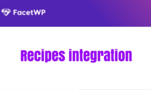 FacetWP Recipes integration GPL v0.4.2