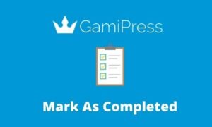 GamiPress Mark As Completed GPL v1.0.6 – WordPress Plugin