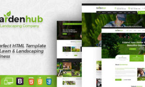 Garden HUB Theme GPL v1.5.1 – Lawn & Landscaping WordPress Websites