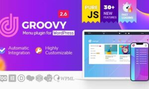 Groovy Mega Menu GPL v2.6.4 – Responsive Menu Plugin for WordPress