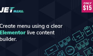 JetMenu Plugin GPL v3.0.4 – Mega Menu for Elementor Latest Version