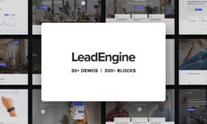 LeadEngine Theme GPL v5.7 – Multi-Purpose WP Theme with Page Builder