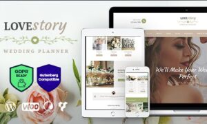Love Story Theme GPL v1.3.10.1 – A Beautiful Wedding and Event Planner