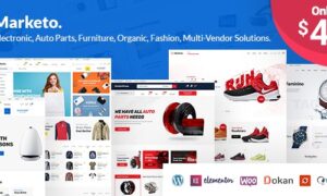 Marketo Theme GPL v5.3.2 – Multi-Vendor Marketplace eCommerce Website