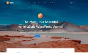 Mars Theme GPL v1.3.1 – Multipurpose creative studio and agency template