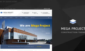 Mega Project Theme GPL v1.4.4 – Construction Company WP Theme