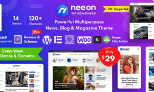 Neeon Theme GPL v3.1.3 – WordPress News Magazine Theme