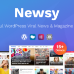 Newsy Theme GPL v2.9.3 – Viral News & Magazine WordPress Theme