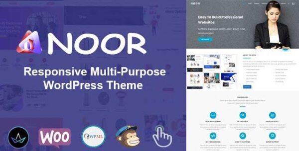 Noor - Minimal Multi-Purpose WordPress Theme Noor Theme GPL v6.1.0 – Minimal Multi-Purpose WP Theme, AMP & RTL - Image 1