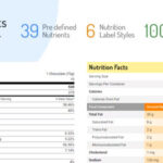 Nutrition Facts Label Creator GPL v1.3.0