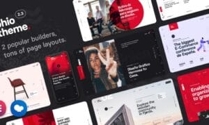 Ohio Theme GPL v3.7.5 – Creative Portfolio & Agency WP websites