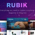 Rubik Theme GPL v2.9 – A Perfect Theme for Blog Magazine Website