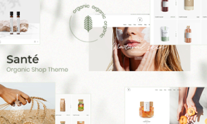Sante Organic Shop Theme GPL v1.5