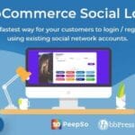 WooCommerce Social Login GPL v2.8.7 WordPress / WooCommerce Plugin