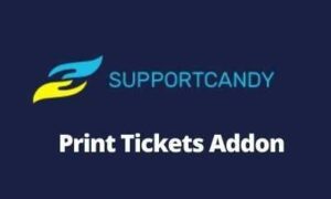 SupportCandy Print Tickets Addon GPL v3.1.7