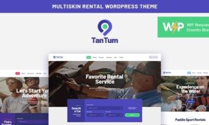 TanTum Theme GPL v1.1.15 – Car, Boat & Bike Rental Services WordPress Theme