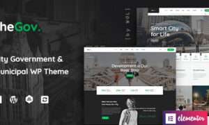 TheGov Theme GPL v2.0.23 – Municipal and Government WordPress Website