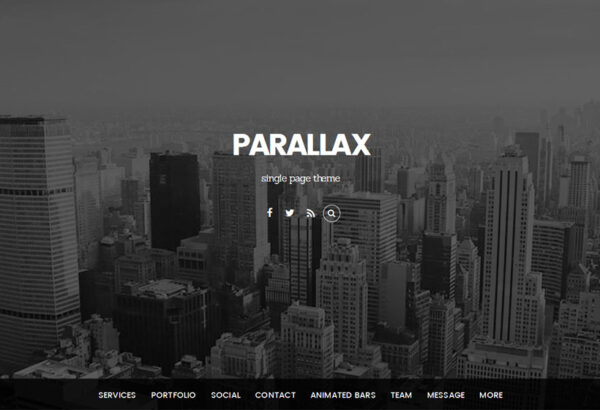 Themify Parallax WordPress Theme Themify Parallax WordPress Theme