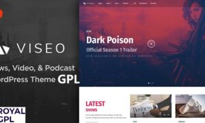 Viseo Theme GPL v4.4 - News, Video, & Podcast Theme