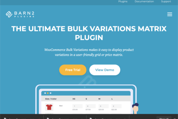 WooCommerce Bulk Variations GPL v2.5.1 – By Barn2 Plugins - Image 1