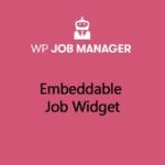 WP Job Manager Embeddable Job Widget GPL V1.1.3