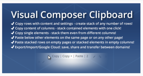 WPBakery Page Builder Clipboard v5.0.9 - Image 1
